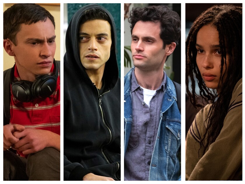 Narrator characters from "Atypical," "Mr. Robot," "You" and "High Fidelity"