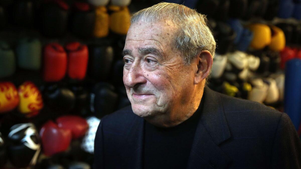 Bob Arum attends a news conference at Def Gym in the Sheung Wan district of Hong Kong on Jan. 27, 2016.