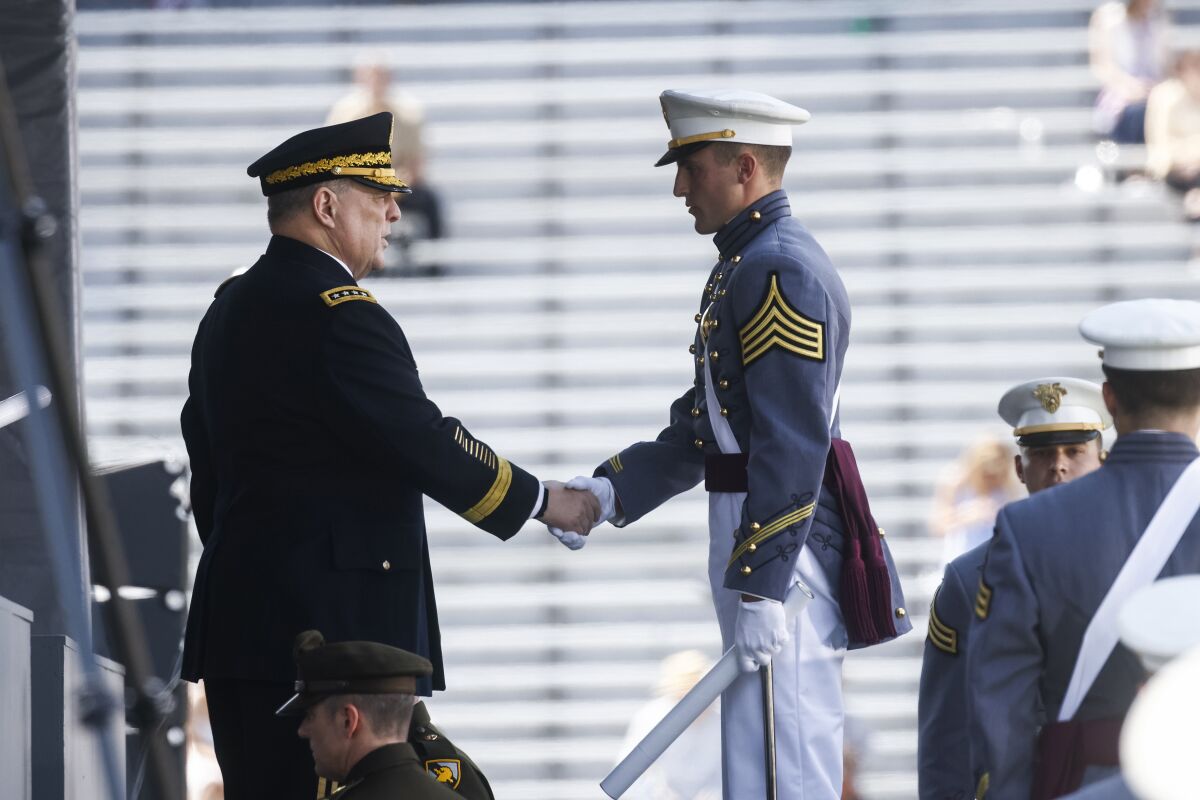  Graduation ceremony of the U.S. Military Academy class of 2022