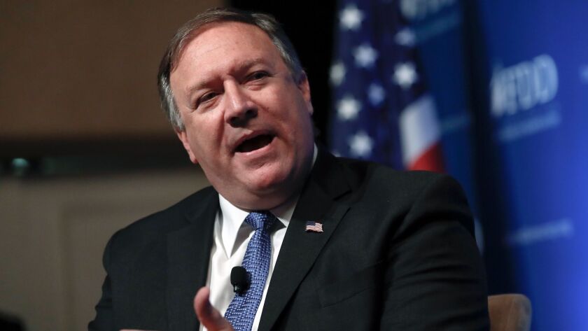 CIA Director Mike Pompeo speaks in October at the Foundation for Defense of Democracies National Security Summit in Washington.