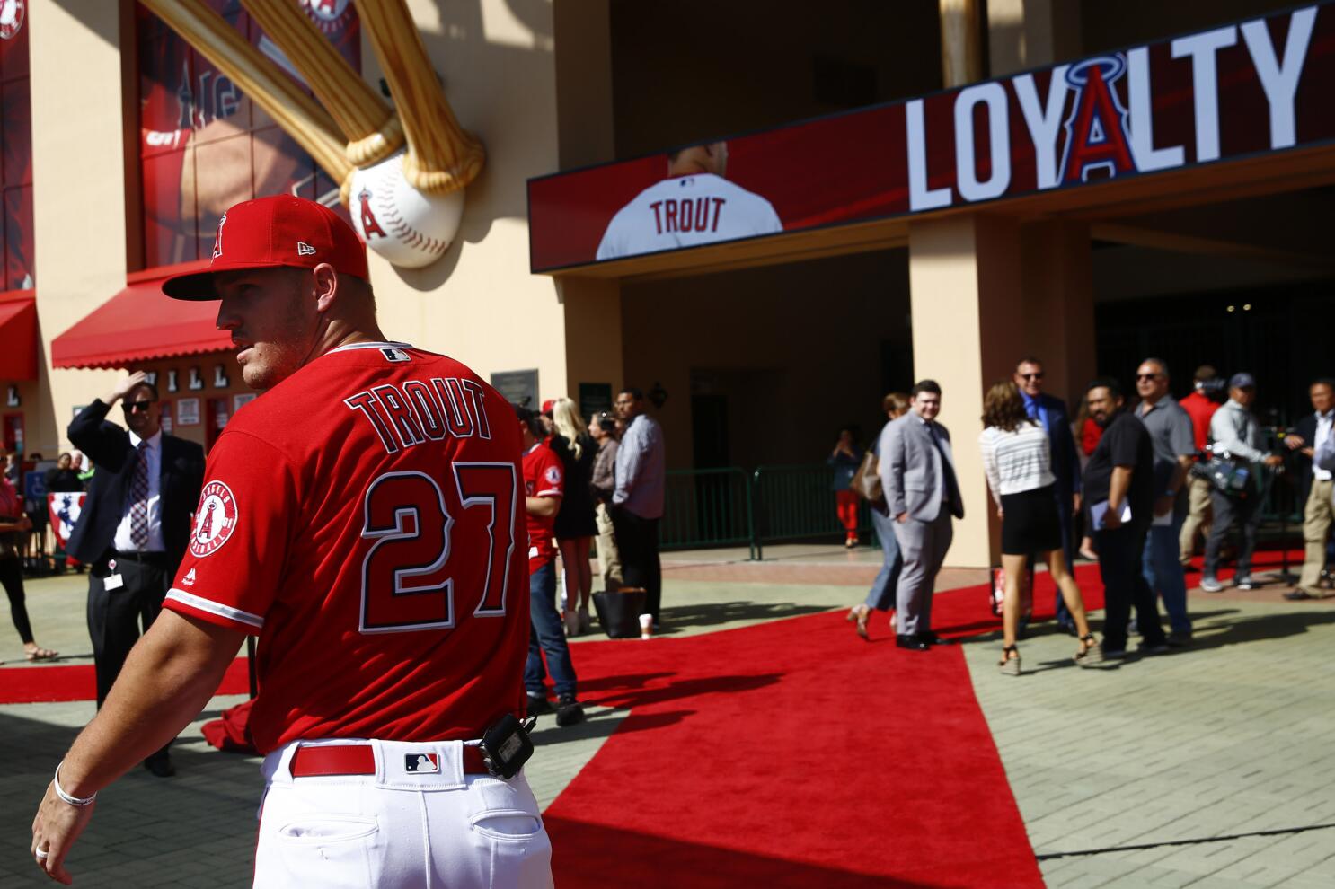 Column: Mike Trout staying with the Angels is about more than a