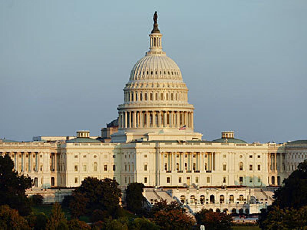 The U.S. Capitol.