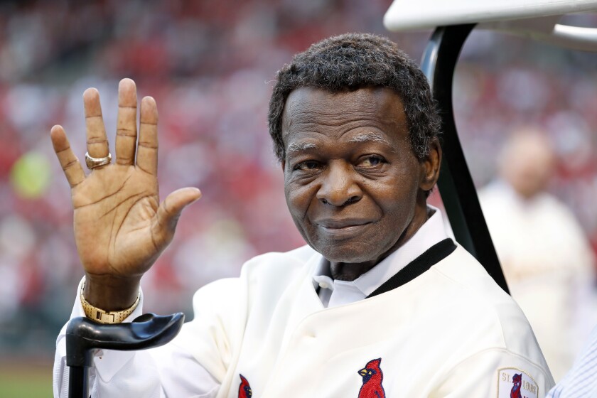 Lou Brock, a member of the St. Louis Cardinals' 1964 and 1967 World Series championship teams, died Sunday at age 81.
