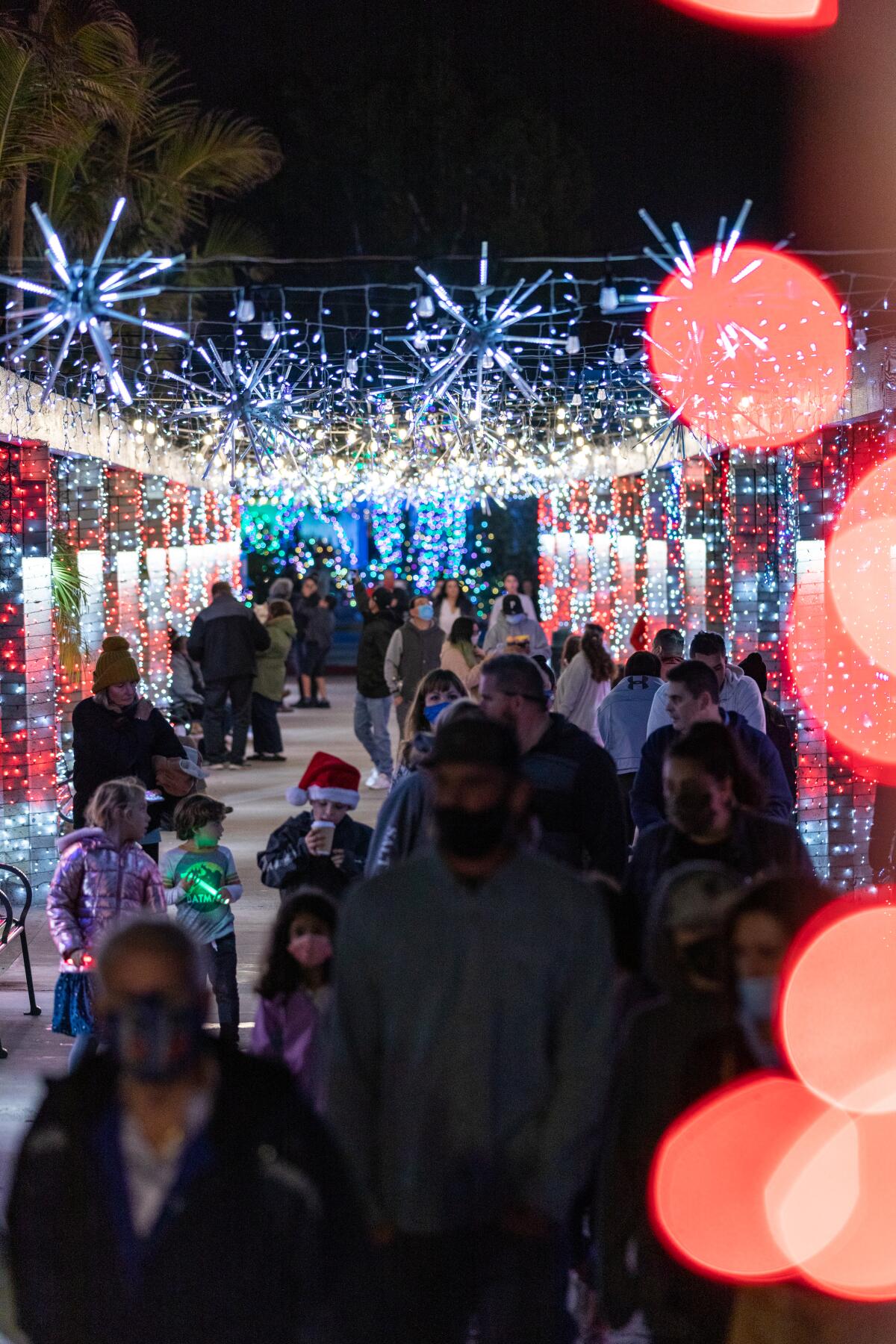 Dana Point Harbor’s annual holiday light display boasts over 700,000 LED lights.