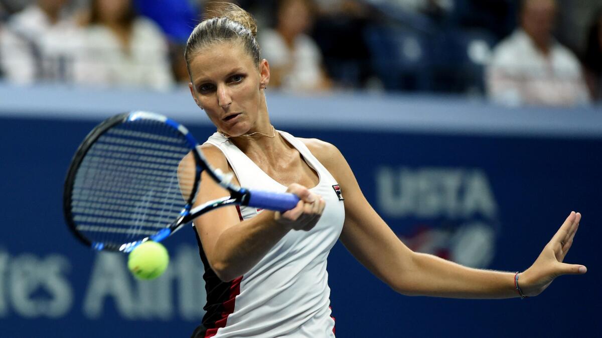 Karolina Pliskova will play in her first Grand Slam event final when she plays Angelique Kerber for the U.S. Open title on Saturday.