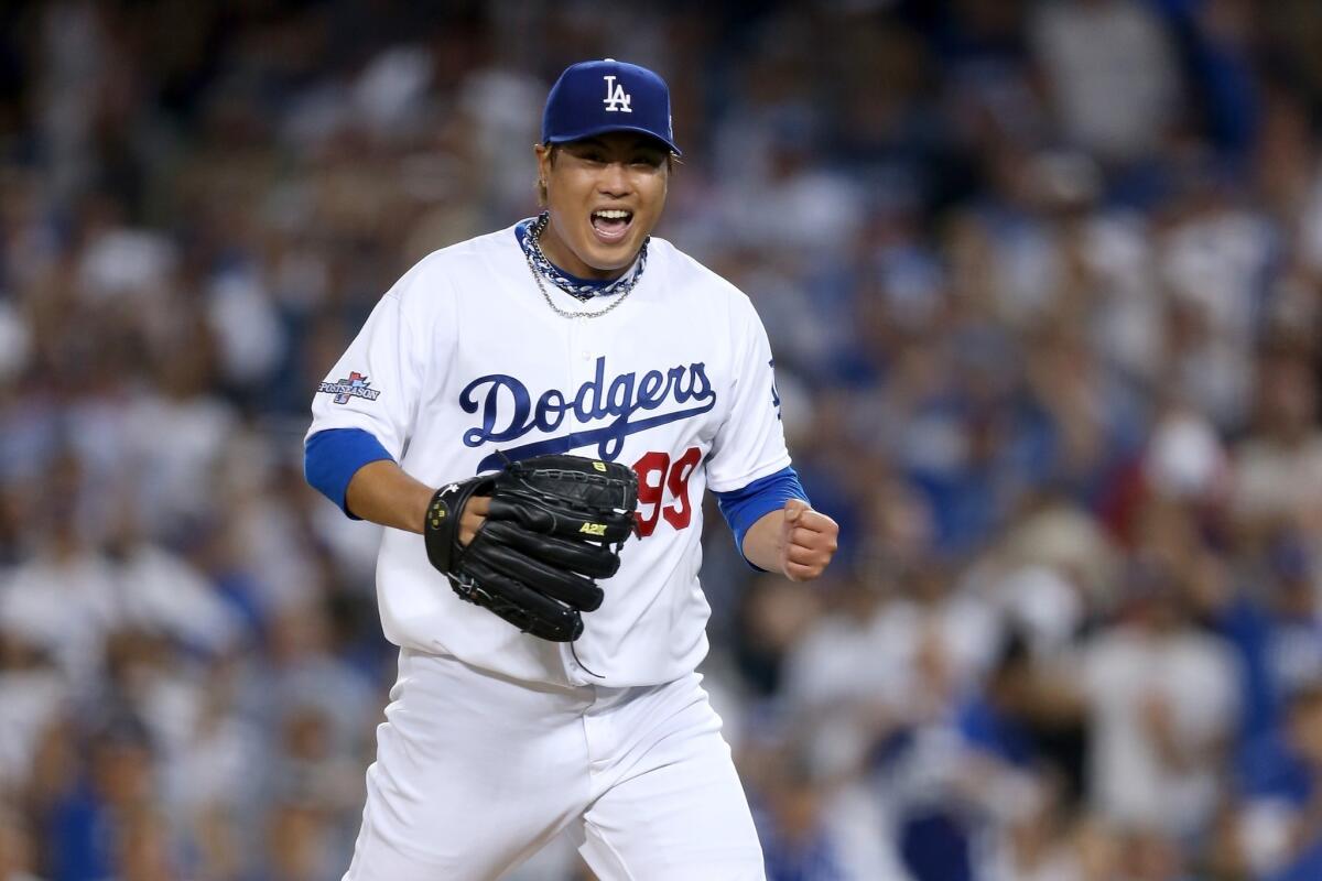 Hyun-Jin Ryu gets the start in Game 2 of the National League Championship Series.