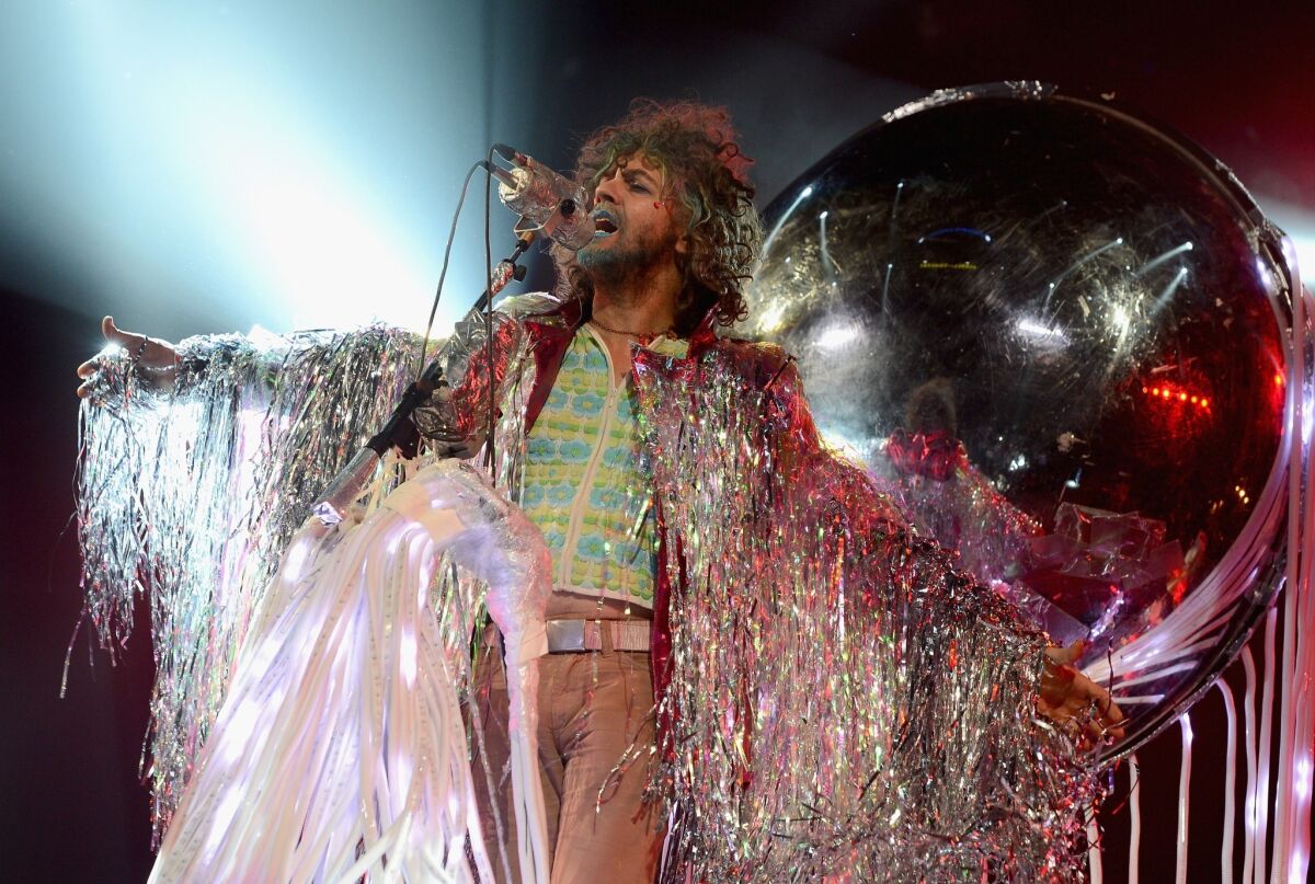 This band led by earnest and off-key ringleader Wayne Coyne used to be a reliable source for strange and soaring psychedelic rock. Now the ringleader has become a carnival barker, desperately trying to top a series of increasingly exhausting stunts, from aggressively quirky collaborations with the likes of Kesha to an oh-so-clever April Fool's stunt about releasing an album to sync with "Dark Side of the Moon." If only the band's recent music was as well conceived.