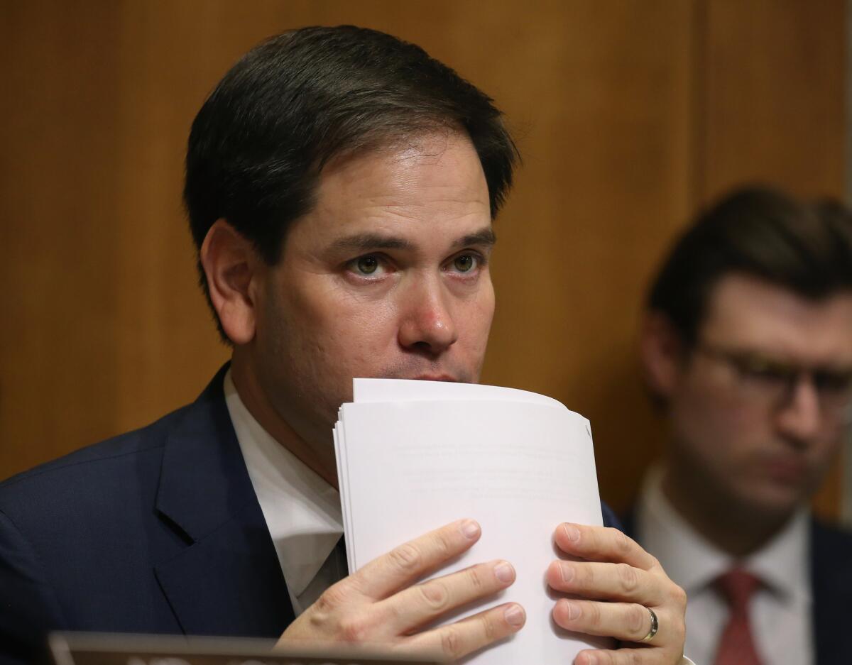 Sen. Marco Rubio (R-Fla.) doesn't think his constituents should get help buying health insurance.