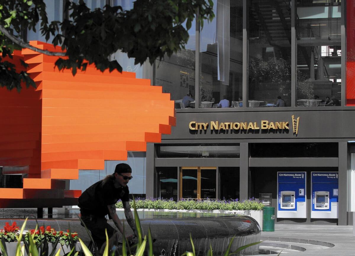 The Royal Bank of Canada's deal to buy City National Bank comes at a time when banks that survived the Great Recession are being pinched by low interest rates, which cut into their profit on lending.
