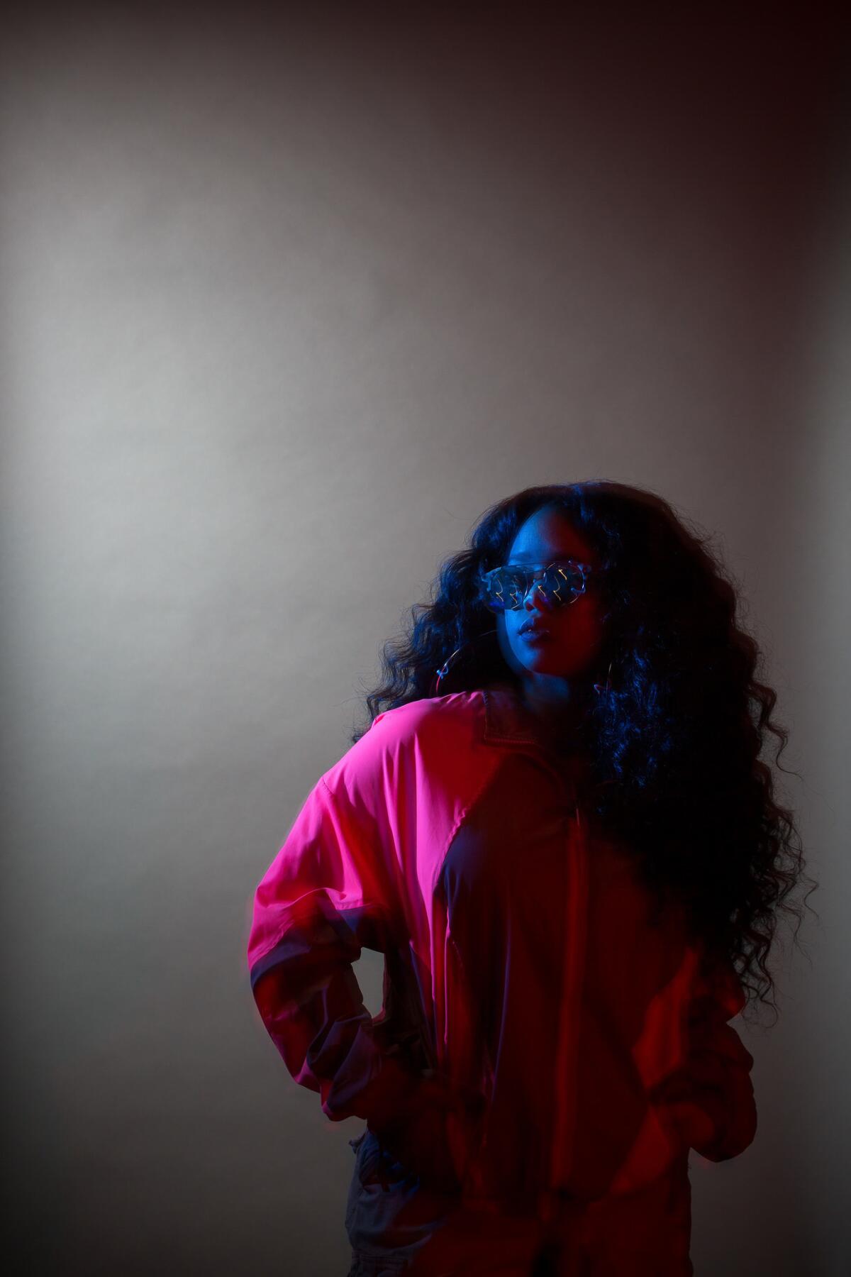 Musical artist H.E.R. photographed in Brooklyn, New York, on Nov. 27, 2018