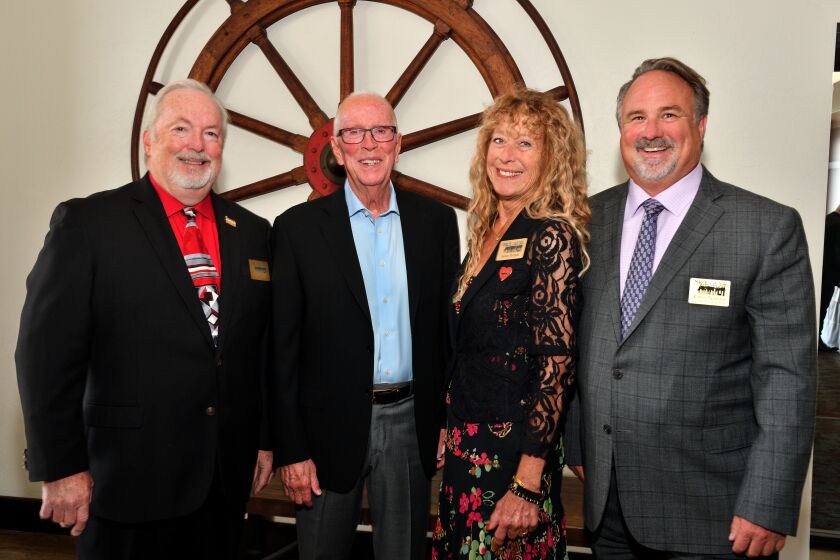 David Walters (Nice Guys president), Steve Fisher (2022 Nice Guy of the Year honoree), Lynne Krepak (Nice Guy of the Year event co-chair), Robert Patterson (Nice Guys second vice president; Nice Guy of the Year event chair)