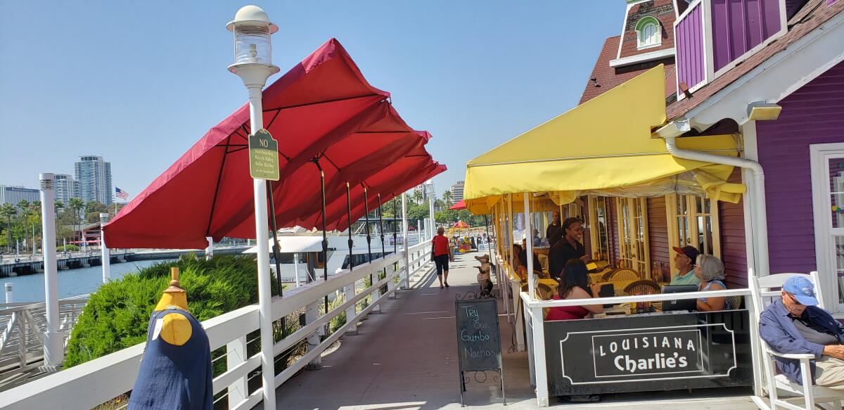 Louisiana Charlie's, seen here in Long Beach location, will open in Seaport Village in 2021