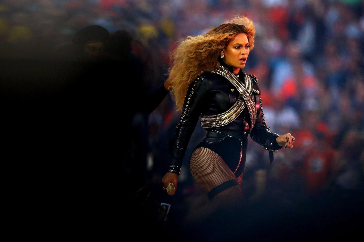 Beyonce performs during the Pepsi Super Bowl 50 Halftime Show at Levi's Stadium on February 7, 2016 in Santa Clara, California. Ronald Martinez/Getty Images