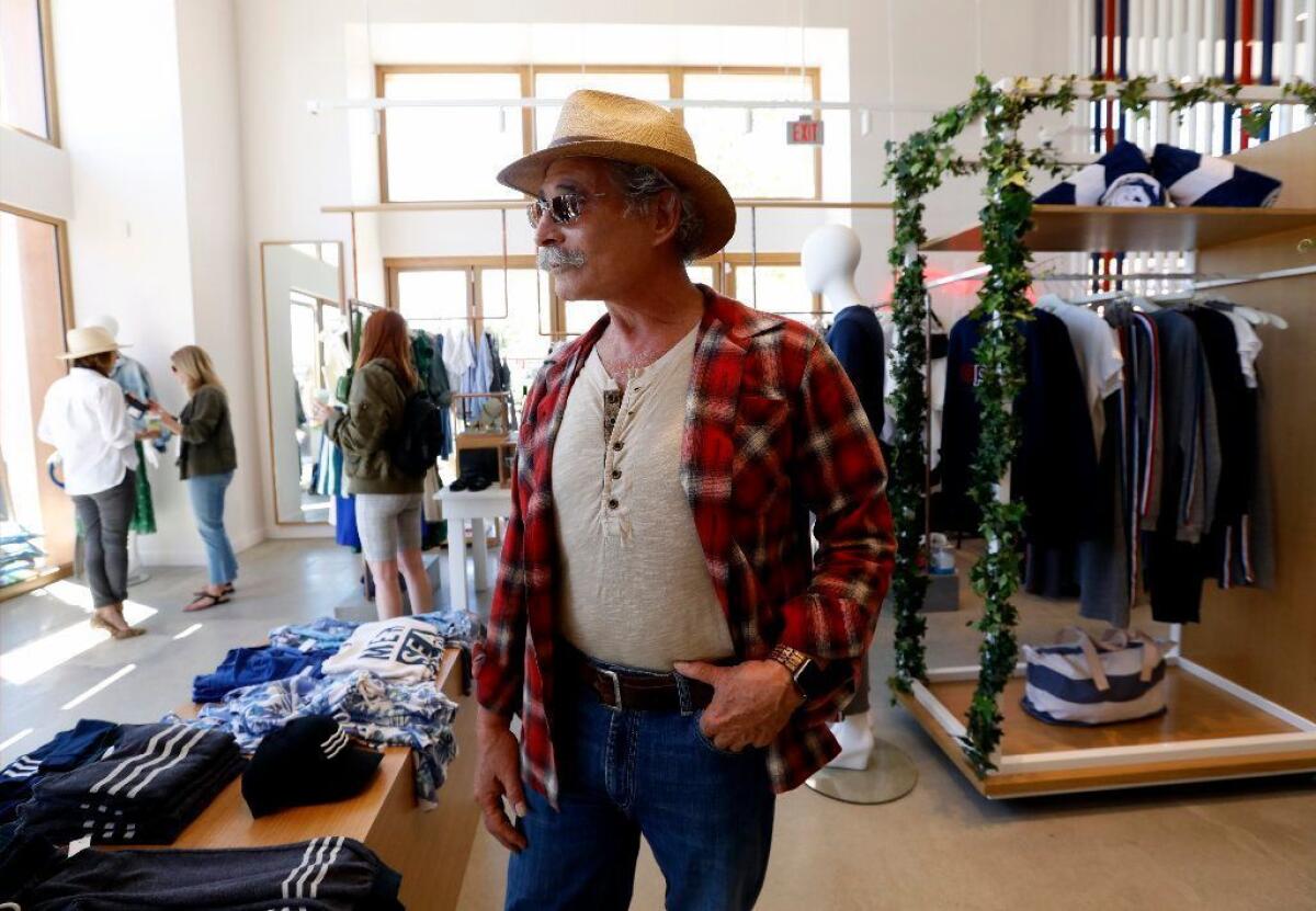 Mark Goldsmith recalls going to the original Fred Segal in the early '60s and his mother buying him a short gaucho vest that had a zipper on the side. "Nobody laughed at me, because that was my style," he said.