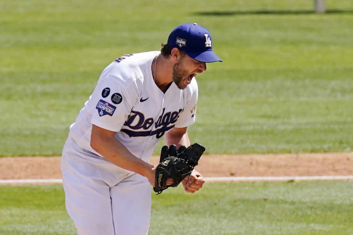 Clayton Kershaw celebrating Mookie Betts' walk off was everything for  Dodgers