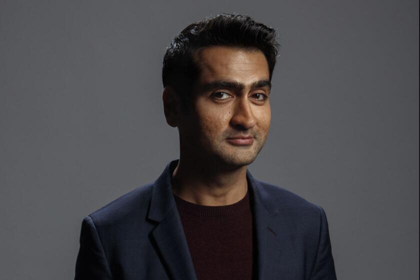 HOLLYWOOD,CA --SUNDAY, MARCH 18, 2018--Kumail Nanjiani, from HBO's "Silicon Valley," photographed during PaleyFest, at the Dolby Theatre, in Hollywood, CA, March 18, 2018. (Jay L. Clendenin / Los Angeles Times)