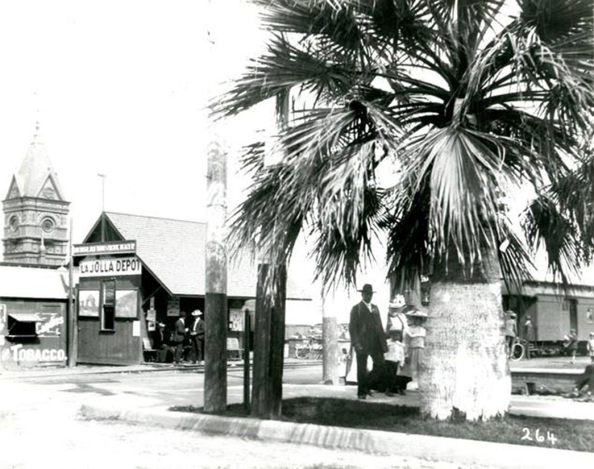 The “La Jolla Depot” was not in La Jolla. It sat at the foot of D Street next to the Santa Fe Station.