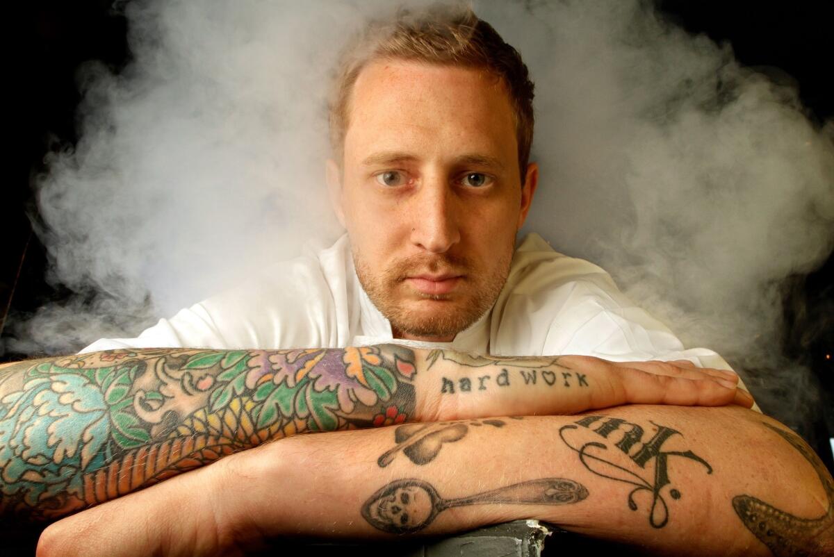 Michael Voltaggio will make an appearance Sept. 7 for a cooking demonstration and book signing at the Universal Appliance and Kitchen Center in Studio City.