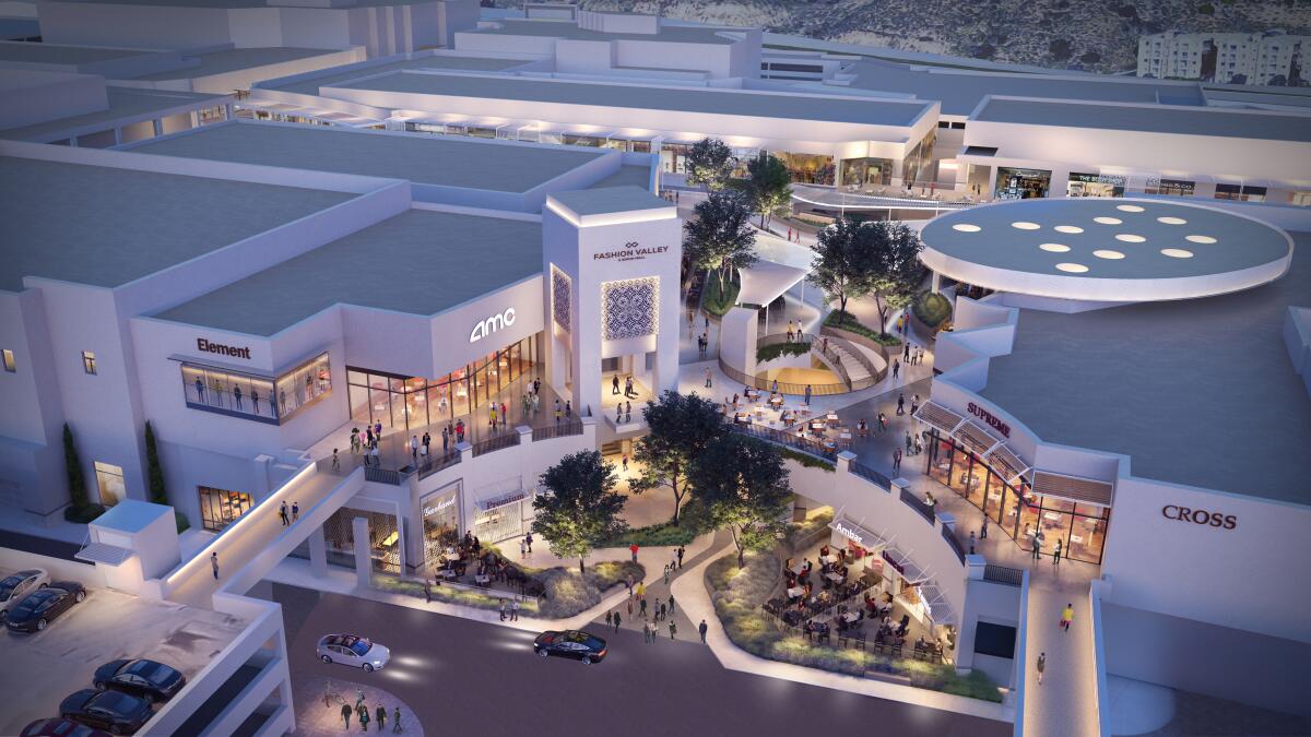 Refinancing of Simon's Fashion Valley Mall in San Diego Leads