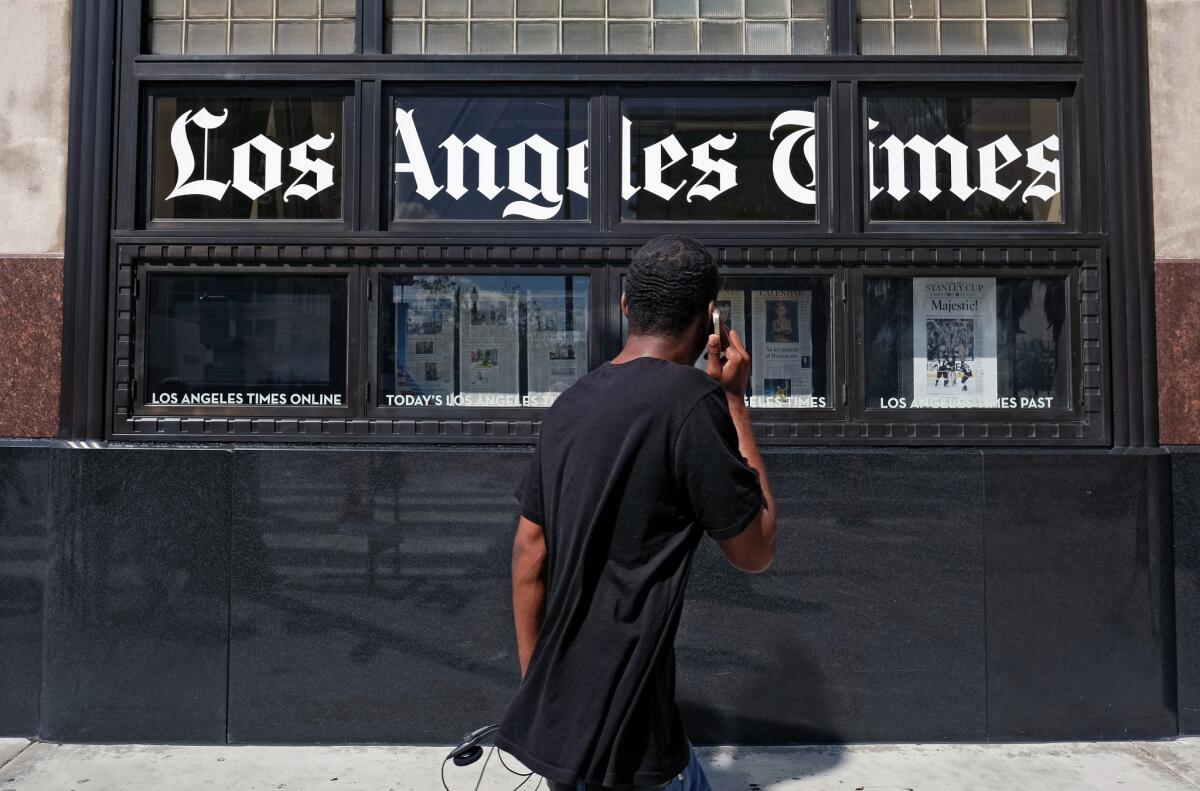 Reports on Thursday cast doubts on a merger between Los Angeles Times owner Tronc and Gannett Co.