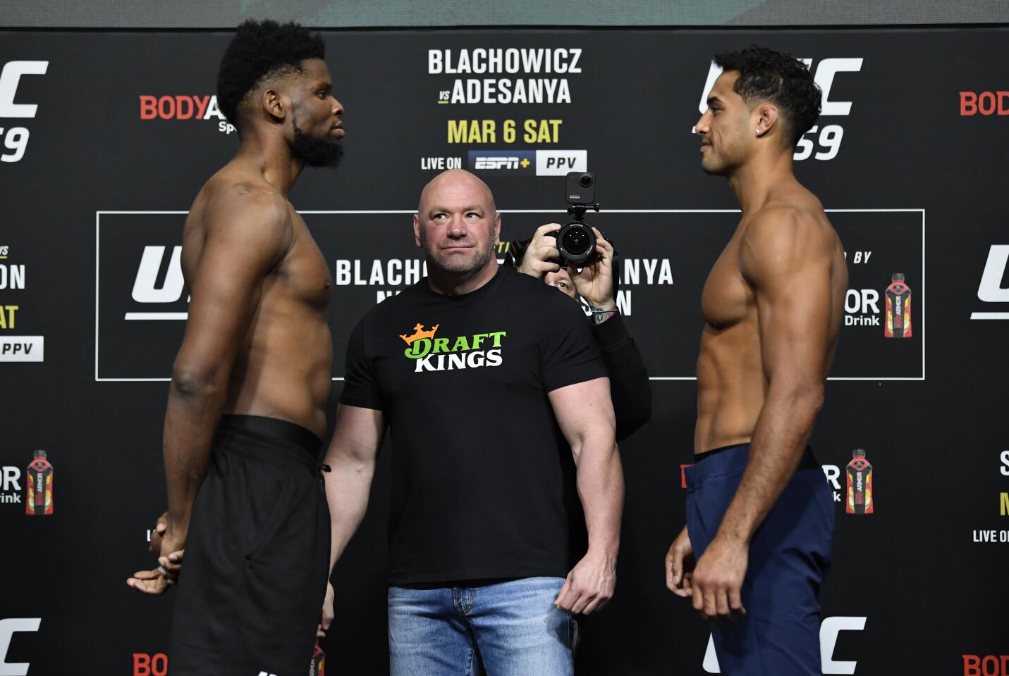 UFC 259 Blachowicz v Adesanya: Weigh-Ins