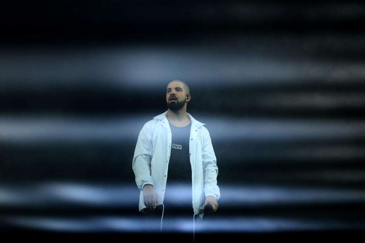 Drake performs during the Summer Sixteen tour at Staples Center in September.