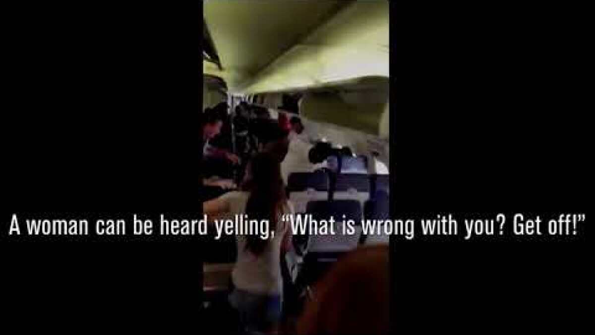 Fight breaks out aboard airplane in Burbank - Los Angeles Times