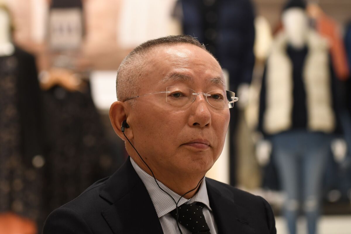 Uniqlo founder Tadashi Yanai