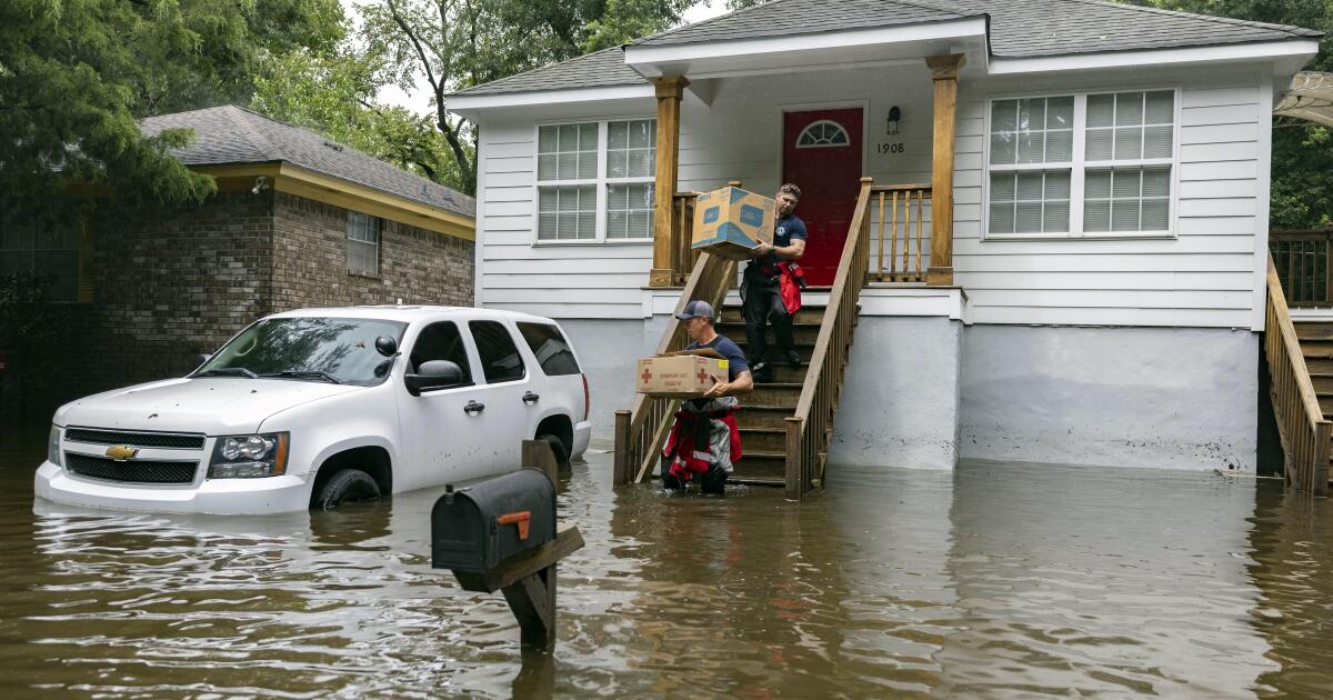 Tropical Storm Debby dumps heavy rains and causes flooding in the southeastern US