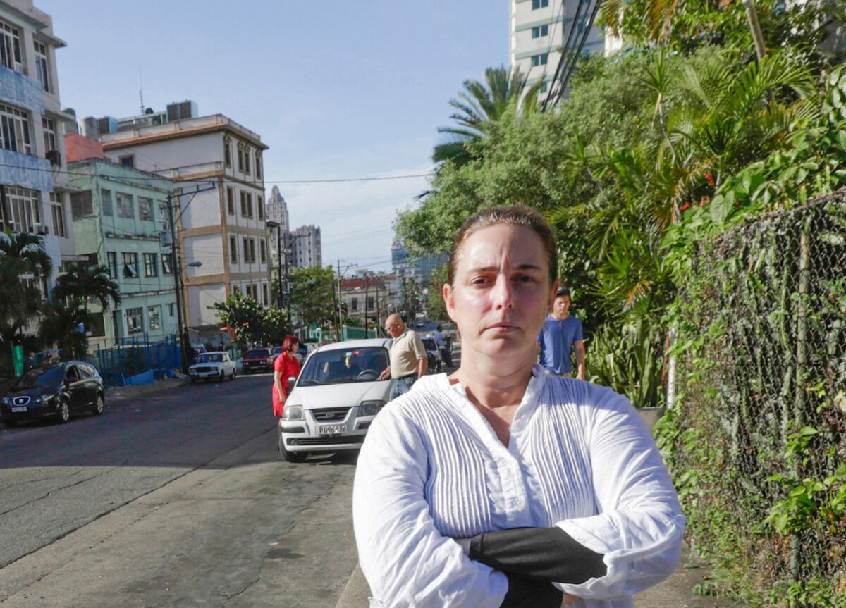 Artist Tania Bruguera, in Havana, insists that her foiled performance was not a failure. "It was a success," she said. "It shows the moment we are at politically."