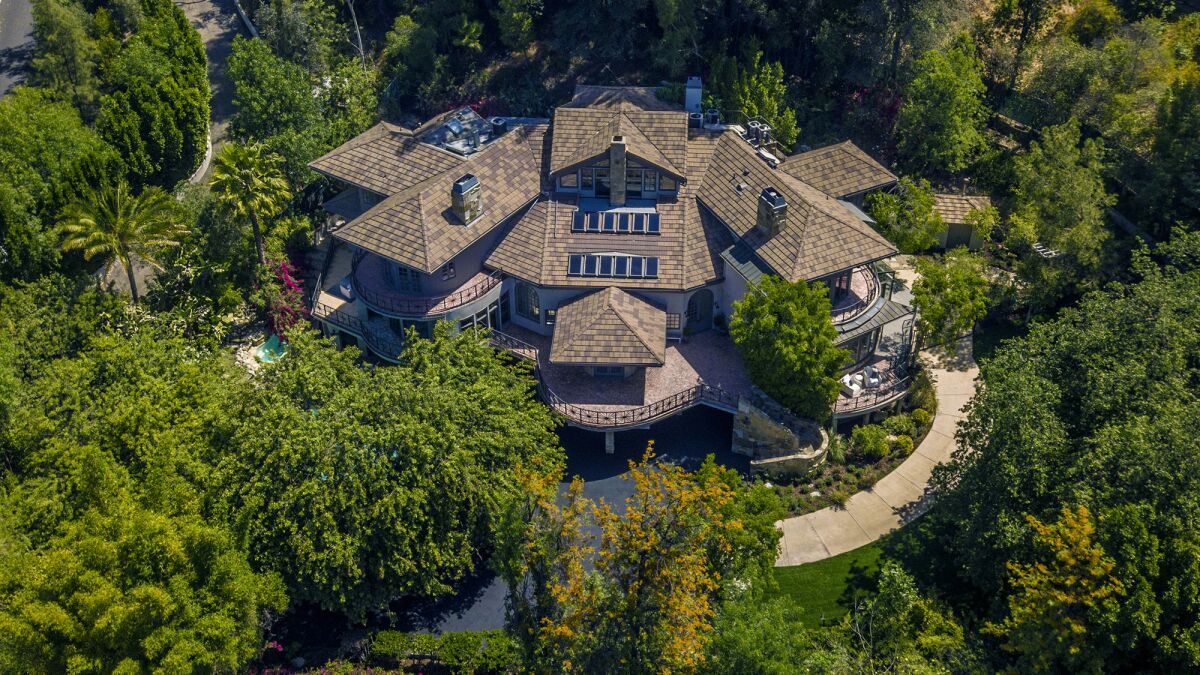 The onetime Encino home of Tom Petty.