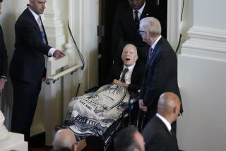 Former President Jimmy Carter, arrives to attend a tribute service for his wife and former first lady Rosalynn Carter, at Glenn Memorial Church, Tuesday, Nov. 28, 2023, in Atlanta. (AP Photo/Andrew Harnik)