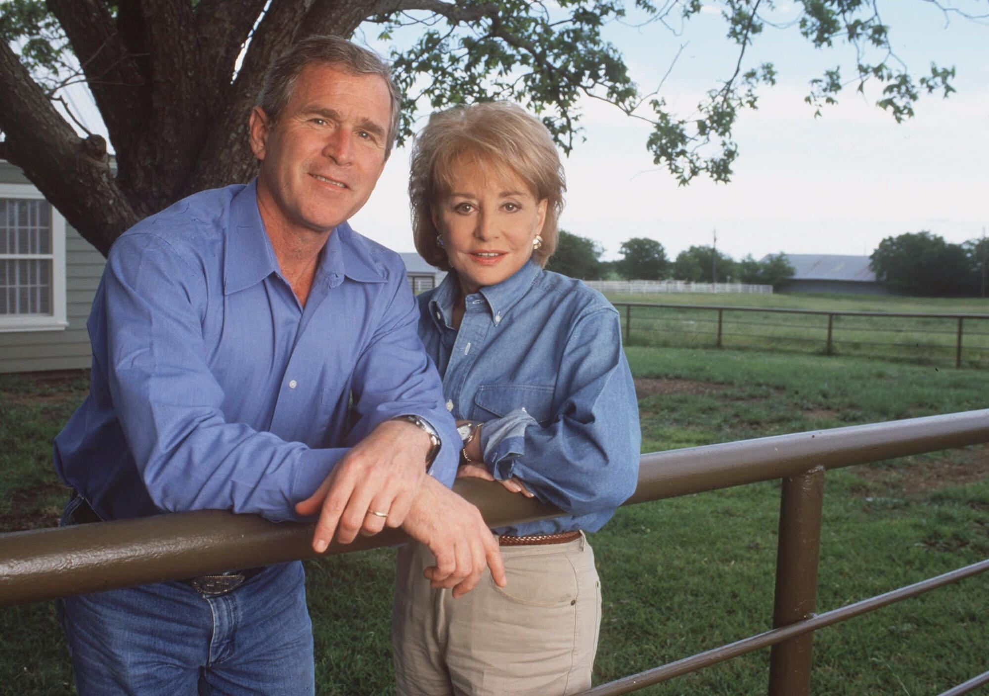   Walters interviews Texas Gov. George W. Bush 