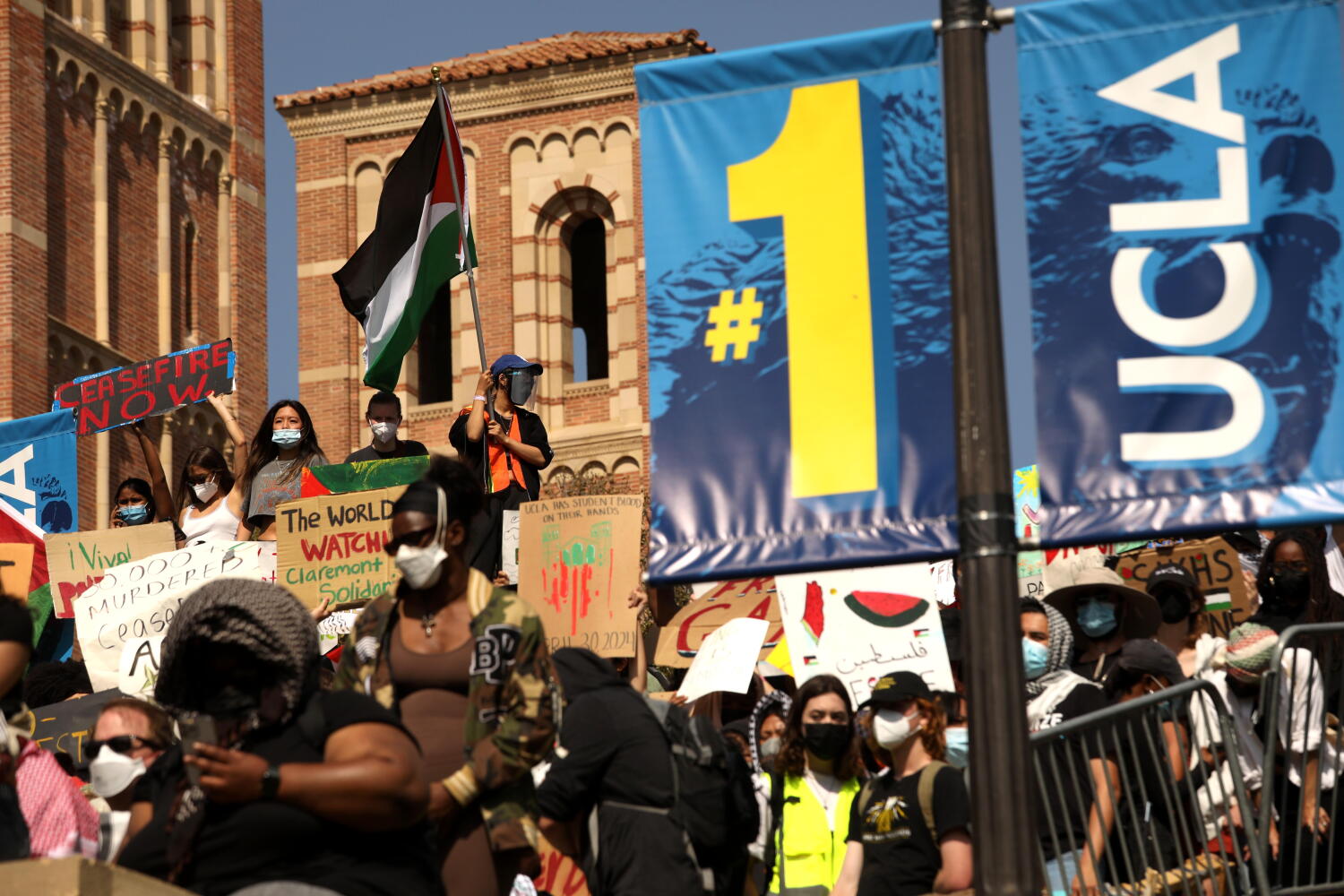 UCLA disciplined a pro-Palestinian protester behind closed doors. Now he's suing