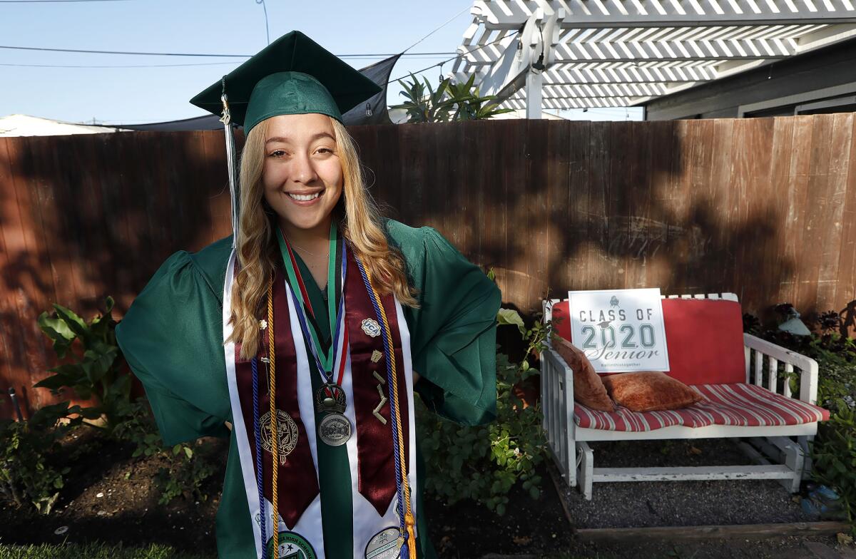 Costa Mesa High senior Jordan Galante 