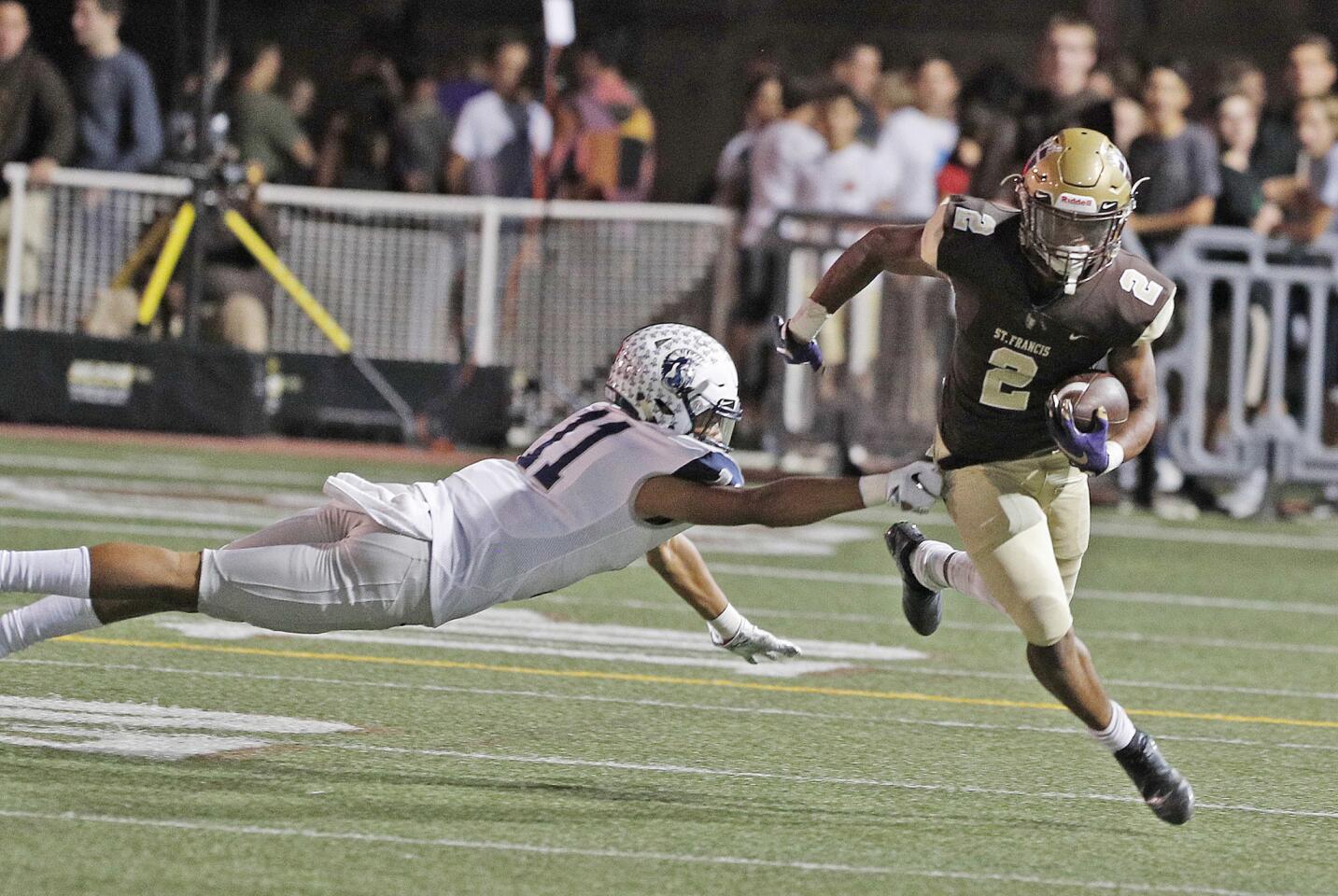 Photo Gallery: St. Francis vs. Saugus in non-league home football game