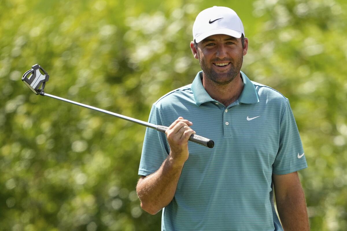 Scottie Scheffler takes three-shot lead into final round at PGA Championship - Los Angeles Times