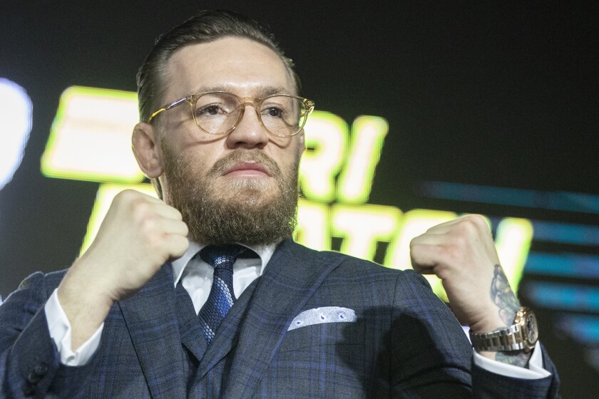 Conor Mcgregor Won T Reveal Opponent For His January Ufc Bout Los Angeles Times