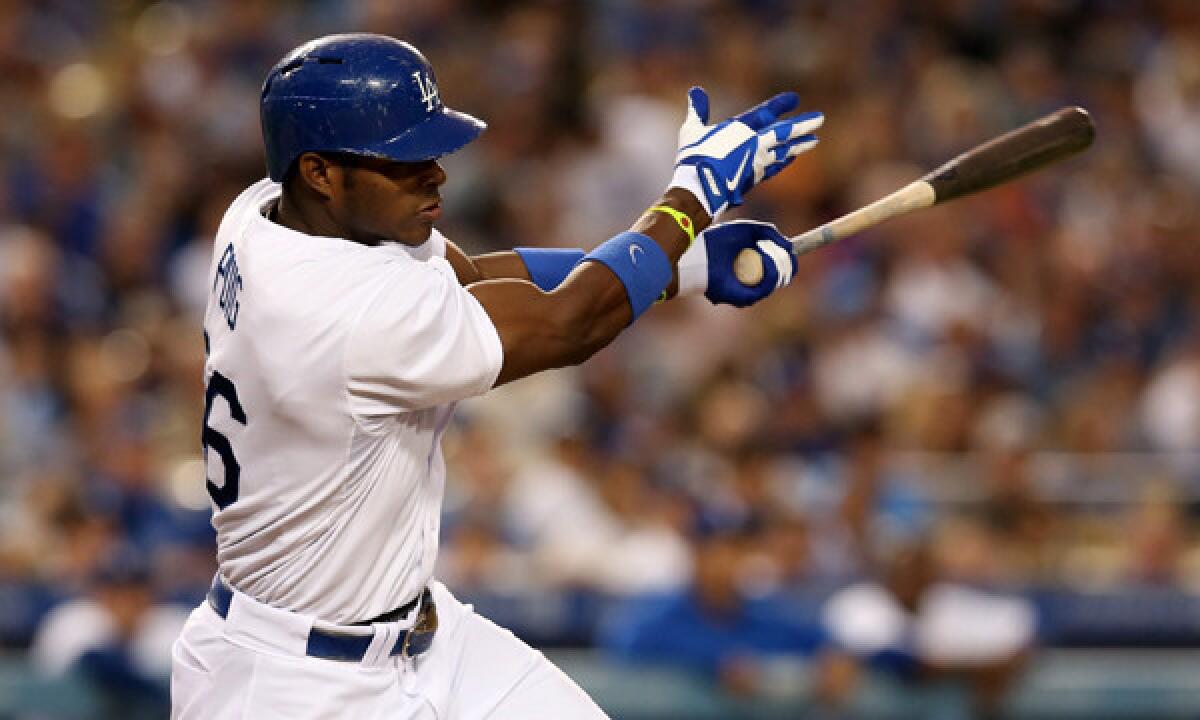 Yasiel Puig's own injuries could prevent him from being a National League All-Star injury replacement.