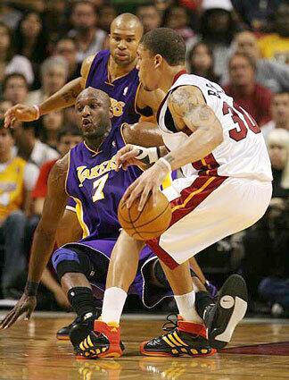 Lakers v Miami Heat