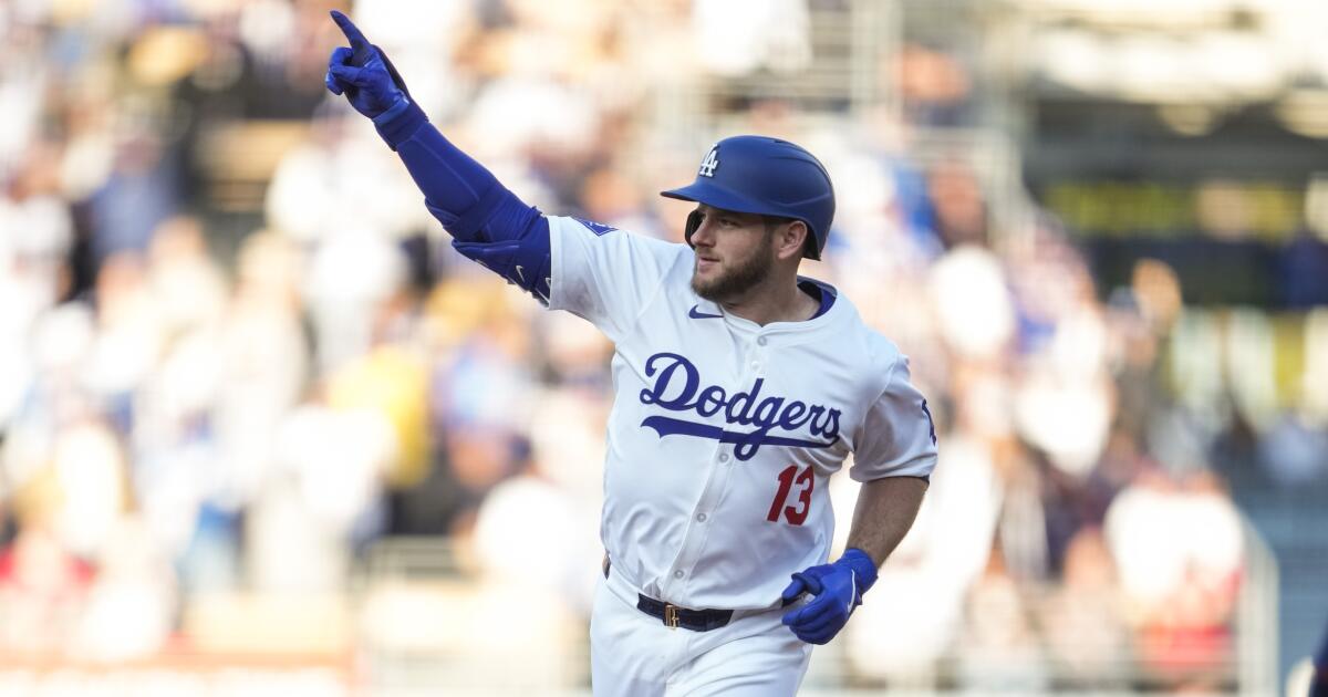 Max Muncy hits 3 home runs in Dodgers' blowout win over Braves - Los Angeles Times