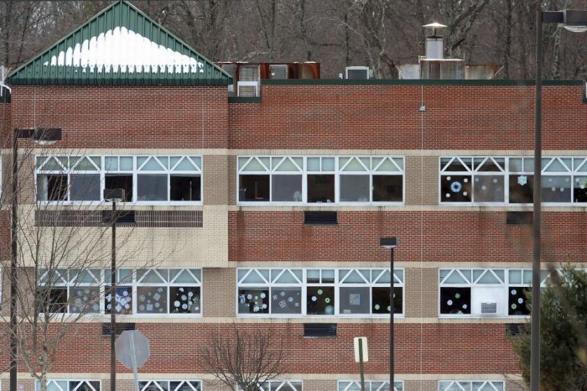 Officials said Adam Lanza, 20, studied other mass killers before a December shooting rampage in Newtown, Conn. Above, the new Sandy Hook Elementary School.