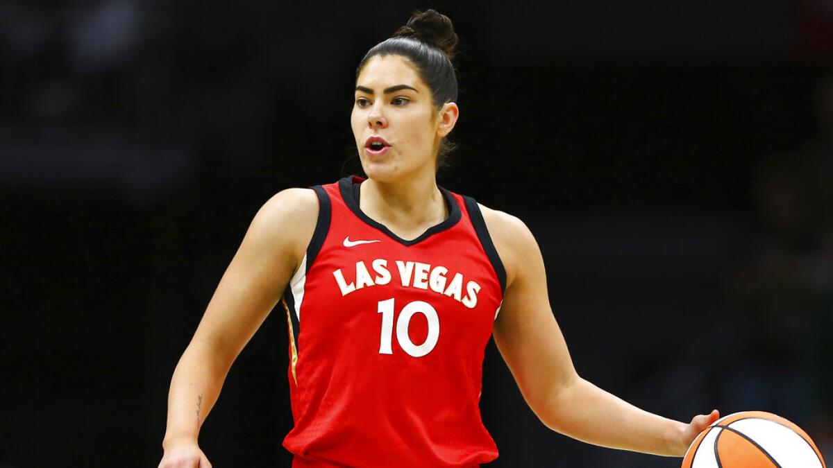 Las Vegas Aces guard Kelsey Plum was a prep star at La Jolla Country Day.
