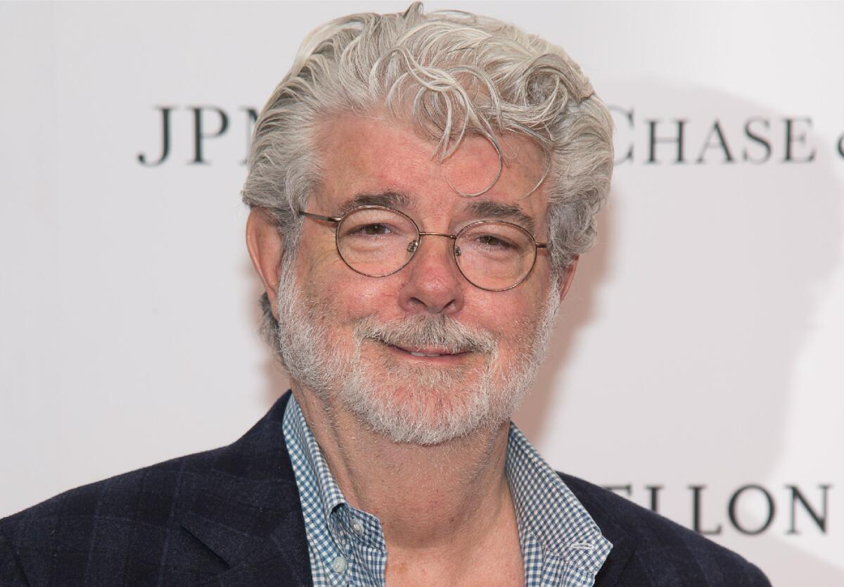 George Lucas at the Apollo Spring Gala and 80th Anniversary Celebration in New York earlier this month.