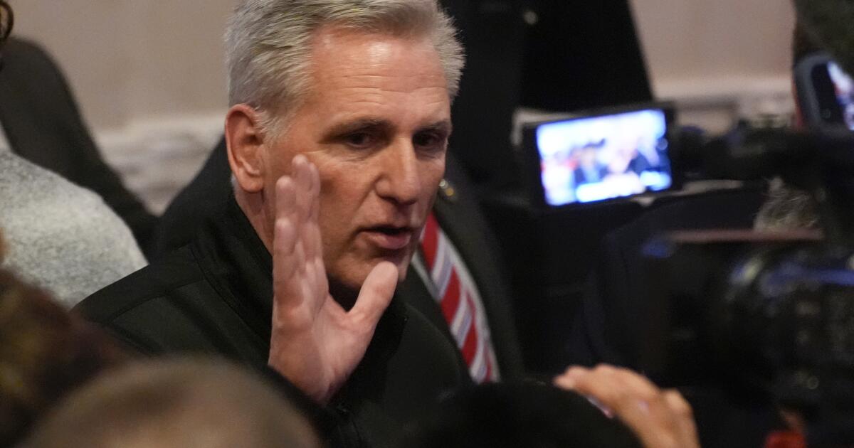 Ousted House Speaker McCarthy predicts his successor avoids his fate