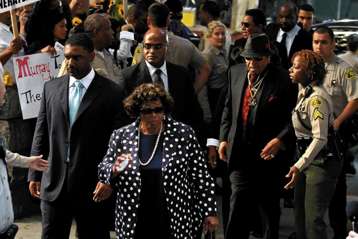 Katherine Jackson and other members of Michael Jackson's family arrive at court in 2011. Katherine Jackson has requested a new trial against AEG Live in the death of her son, saying jurors had been confused by the verdict form.