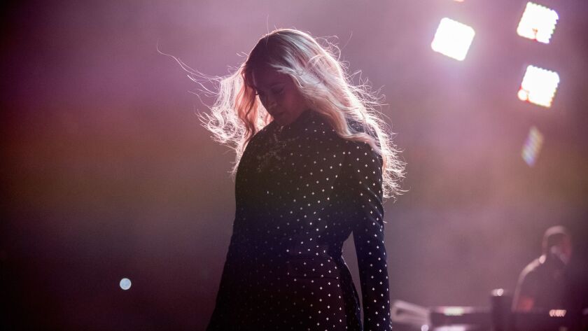 Beyoncé performs last month in Cleveland.