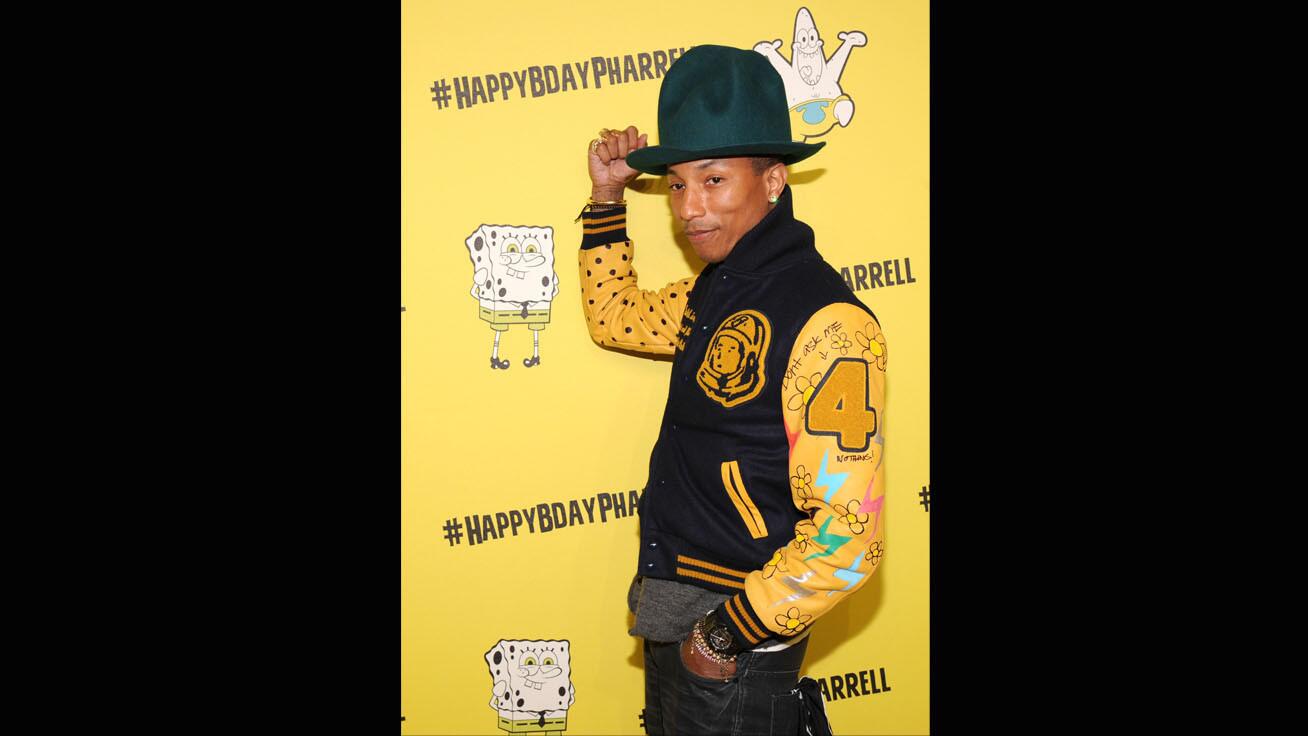 The 2014 fashions of Pharrell Williams