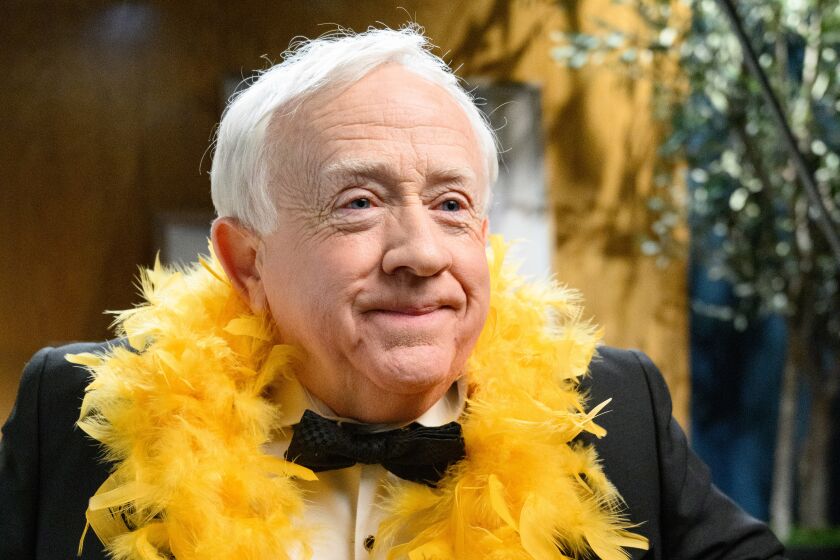 Leslie Jordan co-hosts the announcement of nominees for the 94th Annual Academy Awards on February 8, 2022.