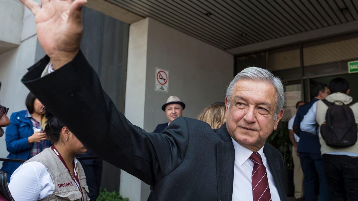 Andres Manuel Lopez Obrador, a three-time presidential candidate and former mayor of Mexico City, is one of Mexico's best-known political figures.